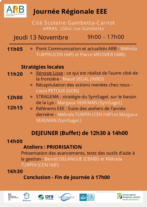 Suite du programme journée EEE