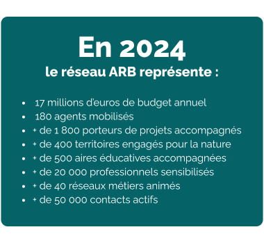Chiffres clés du réseau ARB en 2024