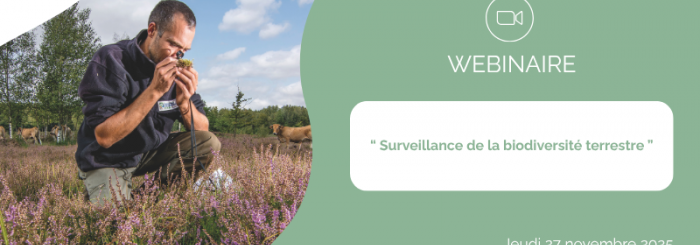 webinaire Surveillance de la biodiversité terrestre