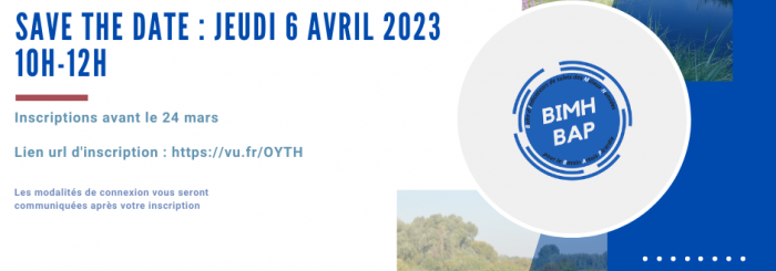Save the date présentation de BIMH-BAP