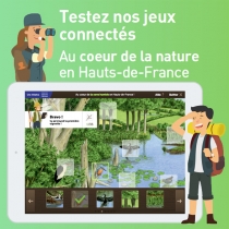 Des jeux connectés à la nature en Hauts-de-France