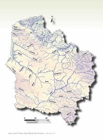Carte des cours d'eau HdG